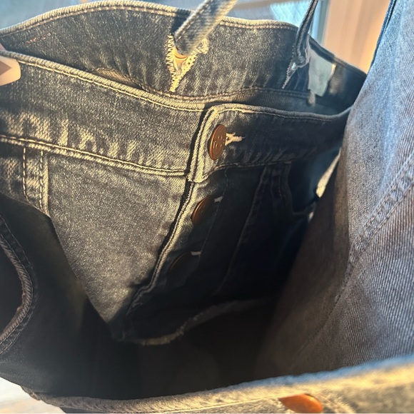 Treasure & Bond Apron Denim Overalls - Picture 6 of 15